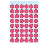 240 Etiquettes rondes 12mm Herma Fluo Rouge Rouge G
