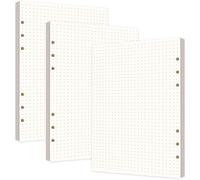 240 Feuilles A5 Recharge Papier,Papiers De Recharges A5 En Pointillés 6 Trous Vierge Feuillets Mobiles Pour Agenda Filofax Bullet Journals Diary (8,26 X 5,59 Pouces)