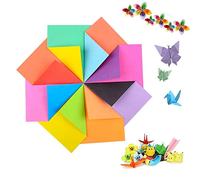 240 Feuilles Papier Origami, papier origami double face, D'origami Bicolore, Origami Fait main Bricolage, Papier Pliant Artisanal pour Enfant ou Artisanat -15 x 15 cm