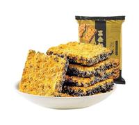 240 g de craquelins de riz Black Gold, une collation unique avec un riche arôme de jaune d'œuf et une texture croustillante.(2pcs)