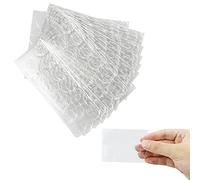 240 Pcs Autocollants à Ongles, 10 Feuilles Faux Onglets Autocollants Double Face, Autocollant d'Ongle Adhésif Transparent, Nail Glue Jelly Gel Ruban Adhésif pour Manucure de Nail Art