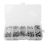 240 Pcs Croix Boulon Écrou Joint Assortiment Ensemble M2 M2.5 M3 M4 M5 En Acier Inoxydable Fixation Outil Ensemble