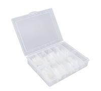 240 pcs Mat Nail Tip Professionnel Maison Salon de Manucure Portable DIY Faux Faux Ongles Ensemble Accessoire pour Mariages Bal Noël Halloween Saint Valentin Matériau ABS 240