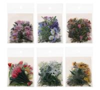 240 Pièces Autocollants de Scrapbooking à Fleurs
