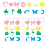 240 Pièces d'Autocollants de Bronzage, 12 Styles d'Autocollants pour Bain de Soleil Autocollants pour Lit de Bronzage pour Corps de Fille, Été, Plage, Fête, Intérieur et Extérieur