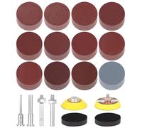 240 PièCes Disques de PonçAge 50mm Disques Abrasifs Grain 20 X 60 80 100 180 240 400 600 800 1000 1200 2000 3000, 2 Tampon de PonçAge et 2 Coussin éPonge avec 4 Tige pour Poncer, Polir, DéRouiller