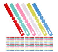 240 Pièces Étiquettes de Puériculture Ajustables, PP | Branches et Plantes, Jardin ou Pépinière, Organisation Facile, 6 Couleurs, à Suspendre Réglable