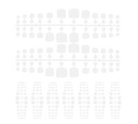 240 Pièces Faux Ongles D’orteils Transparents Abs, Press-on | Différentes Tailles Incluses, Pose Rapide pour Pédicure, Usage Pro et Loisirs Créatifs, Préparation D’événement