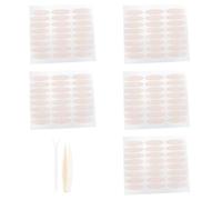 240 Stück Spitzen-Doppelaugenlid-Klebeband Größe L, unsichtbares Mesh-Lid-Lifting-Band mit Y-Gabel und Pinzette, selbstklebend, natürlicher Effekt, langanhaltende Formgebung