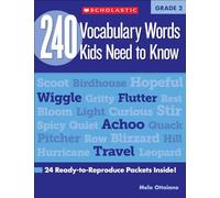 240 Vocabulary Words Kids Need to Know: Grade 2: 24 Ready-to-Reproduce Packets Inside!
