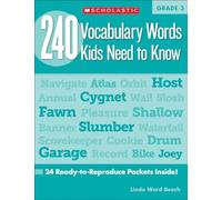 240 Vocabulary Words Kids Need to Know: Grade 3