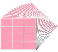 240 X 76mm Pink Rectangle Colour Coding Vinyl Labels Self Adhesive Sticky Back Stickers (76mm X 50mm)