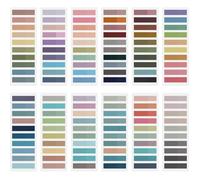 2400 Pièces Marque Page Adhesif Multicolore Post It Livre Index Tabs Inscriptible Sticky Tabs pour la Maison École Bureau