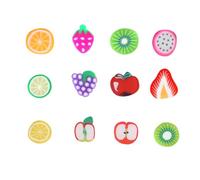 2400 Pièces Tranches de Fruits DIY en Céramique | Décorations Mignonnes, Style et Solide, pour Salons, Techniciennes et Créations sur Table Style Aléatoire