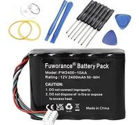 2400mAh 12V 533-000050 Replacement Battery Compatible with Logitech Squeezebox Radio,XR0001,X-R0001,HRMR15/5,1NT210AAHCB10YMXZ NiMH Battery with Repair Tools