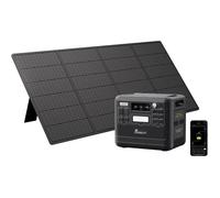 2400W 2048Wh LiFePO4 Centrale Électrique,FOSSiBOT F2400 Générateur Electrique Portable+400W Solaire Panneau Pliable Home Camping RV