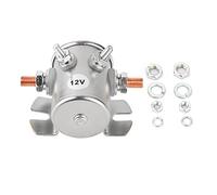 24059 - BP 4 - Relais solénoïde à tension continue isolé, 12 V, pour service continu, solénoïde électromagnétique de 90 A avec boîtier en acier et joint en PVC pour treuil de chari