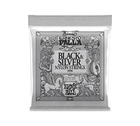 Ernie Ball Cordes pour guitare classique Ernesto Palla 2406, nylon noir et argenté 28-42