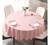 240cm Nappe Ronde Imperméable, Nappe De Table Anti Tache Toile Cirée Impermeable Nappes, PVC Nappe De Cuisine, pour Picnic, Exterieur, Jardin