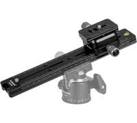 240mm Rail Nodal Slide Pince à dégagement Rapide en métal, Support de caméra Double en Queue d'aronde avec Pince Double Face, pour caméra Compatible Arca Swiss (LCB-24)