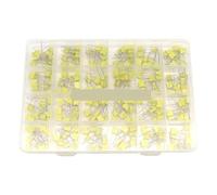 240Pcs Correction Capacitor Assorted Kit 24Values x 10Pcs 100V 102J-105J Polypropylene Film Capacitors Set NWPNLXEA