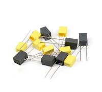240Pcs Correction Capacitor Assorted Kit 24Values x 10Pcs 63V-100V 102J-105J Polypropylene Film Capacitors AUOQKQUT