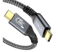 240W 8K USB4 USB C to USB C Cable Compatible with Thunderbolt 4/3 Cable, USB C to USB C Cable Fast Charge & 40Gbps Transmission for Samsung, MacBook Pro, Sony, LG, Hub. (1M)