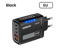 240W chargeur rapide Type C Charge rapide 3.0 5 Ports USB C adaptateur de chargeur mural pour iPhone 15 16 Samsung Xiaomi PD USB