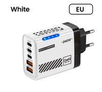 240W chargeur rapide Type C Charge rapide 3.0 5 Ports USB C adaptateur de chargeur mural pour iPhone 15 16 Samsung Xiaomi PD USB