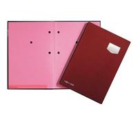 [24102-01] PAGNA Parapheur "DE LUXE" A4 10 compartiments Rouge