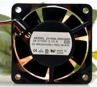 2410ML-05W-B49 Fan, Fan for 60X60X25MM 24V 0.12A 3.08W 4500RPM 21.3CFM 6025 3-Wire Cooling Fan