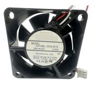 2410ML-05W-B79 24V 0.25A 60MM 3-Wire Fan - High 6025 6CM for Electronics and HVAC