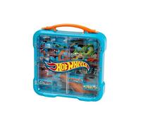 2411 Hot Wheels Vitrine de Collection Rangement Cool avec lumière Fixation Murale et Espace pour 36 Voitures Jouet pour Enfants