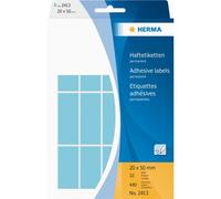 [2413] HERMA Etiquettes multi-usage, 20 x 50 mm, bleu Pack de 480