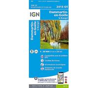 Carte de randonnée IGN TOP 25 n° 2413 OT - Dammartin-en-Goële, le Bourget