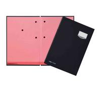 Durable parapheur en lin (noir) 24201-04 Noir G