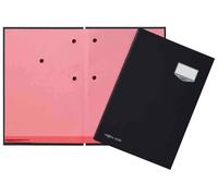 Durable parapheur en lin (noir) 24201-04 Noir G