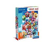 Clementoni - 24215 - Supercolor Puzzle - Pixar Party - 24 Maxi pièces - Puzzle Enfant - fabriqué en Italie, 3 Ans et Plus