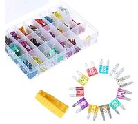 242pcs / boîte Mini Standard Blade Set Fusible FUSE Assortiment Kit 2/3/5 7.5/10/15/20/25/30/35/4 0amp assorti de fusibles à lame avec clip