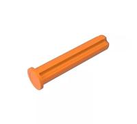 24316 Pièce de Liaison Technic à Boulon, Axe 3 avec Butée, 50 Pièces GDS-1279-compatible avec Lego Briques de Construction, Couleur:Arancione 106