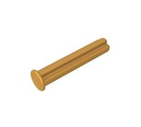 24316 Pièce de Liaison Technic à Boulon, Axe 3 avec Butée, 50 Pièces GDS-1279-compatible avec Lego Briques de Construction, Couleur:Oro Perlato 297