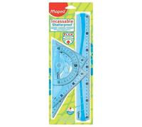 [244304 5-10] Maped Lot de 10 Kits de géometrie Flex incassable 4 pièces règl...