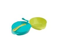 - 2444671871 - 2 bols dapprentissage avec couvercle et cuillère
