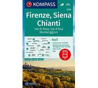 2458 firenze siena chianti - Collectif - Kompass Karten - broché - Atlas / carte
