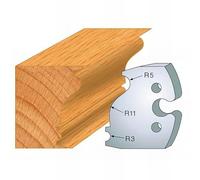 247 : Jeu de 2 fers cadre Louis XVI ht 50 mm pour porte outils entr'axe plot 24 mm