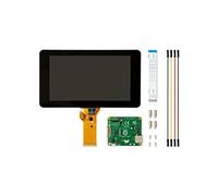 Raspberry Pi 2473872 pièce de Rechange pour Tablette Écran - Pièces de Rechange pour tablettes (Écran, Noir, 800 x 480 Pixels, 17,8 cm (7"))