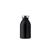 24BOTTLES Clima Bottle-Gourde Isotherme 330 ml Inox 100% Hermétique, Bouteille Isotherme (12h Hot/24h Cold) Idéal comme Gourde Sport, Voyage et Bureau, Bouteilles Water Bottle Ecologique, Tuxedo Black