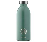 24BOTTLES Clima Bottle - Gourde Isotherme 330ml/500ml/850ml, Reutilisable 100% Hermétique (12h de Boisson Chaude, 24h de Boisson Froide), Bouteille écologique en Acier Inox (Moss Green, 850 ml)