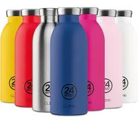 24bottles Clima Bottle - Gourde Isotherme 850 Ml Inox 100% Hermétique, Bouteille Isotherme (12h Hot/24h Cold) Idéal Comme Gourde Sport, Voyage Et Bureau, Bouteilles Water Bottle Ecologique, Hot Red