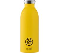 24Bottles Gourde isotherme Clima 500 ml Inox 100% hermétique 12h chaud/24h froid Taxi jaune